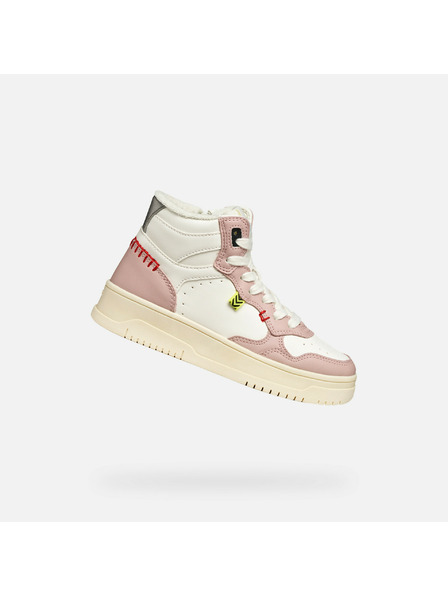Geox Weiße Mädchen-Sneaker Geox Lestrella