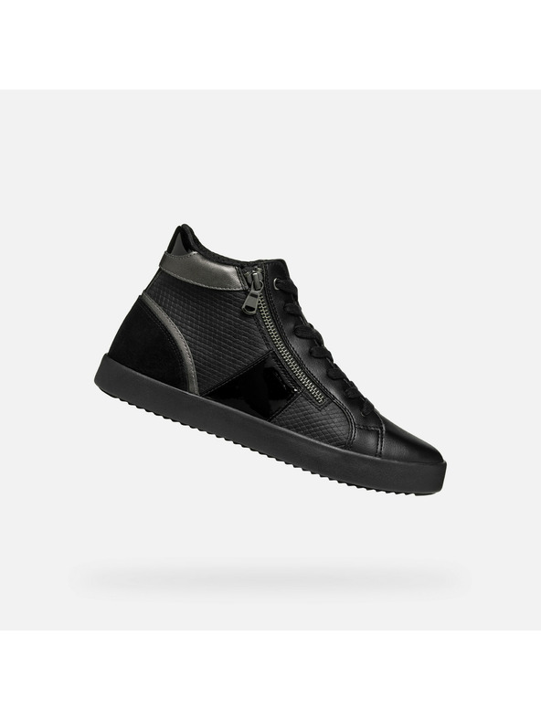 Geox Schwarz Damen Geox Blomiee Turnschuhe