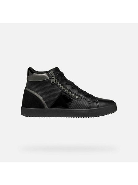 Geox Schwarz Damen Geox Blomiee Turnschuhe
