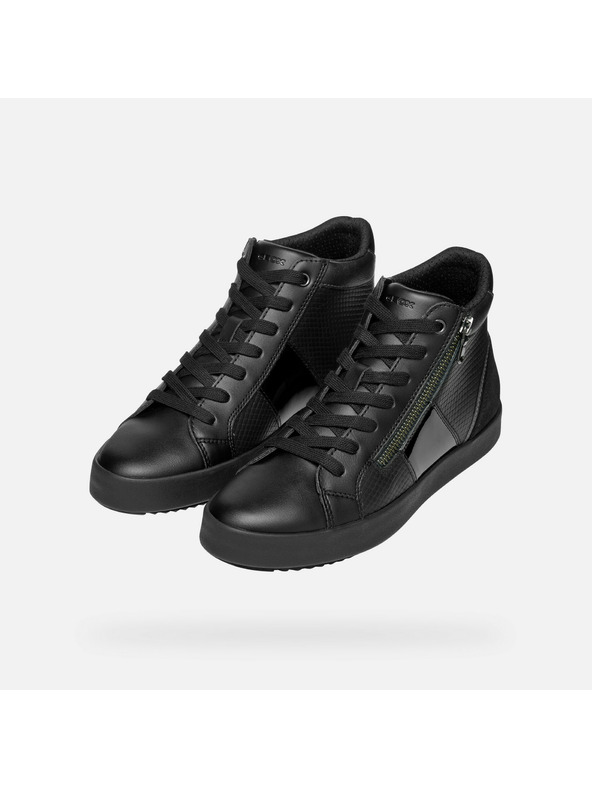 Geox Schwarz Damen Geox Blomiee Turnschuhe