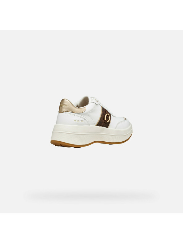 Geox Weiß Damen Geox Spherica Ecub-3 Turnschuhe