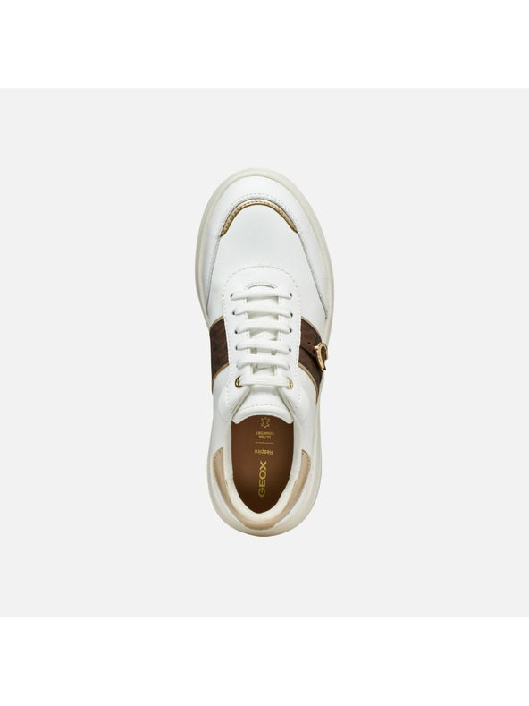 Geox Weiß Damen Geox Spherica Ecub-3 Turnschuhe