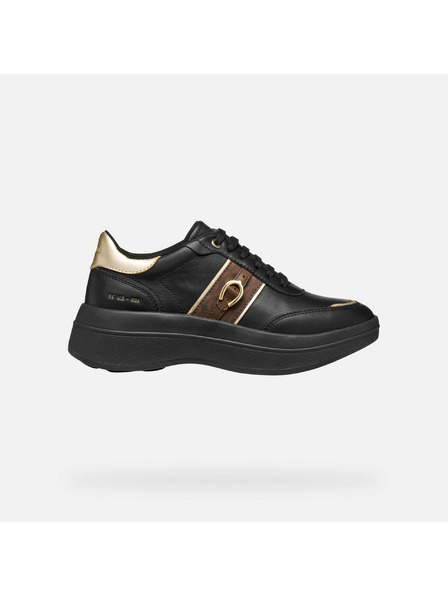 Geox Schwarze Damen-Turnschuhe Geox Spherica Ecub-3