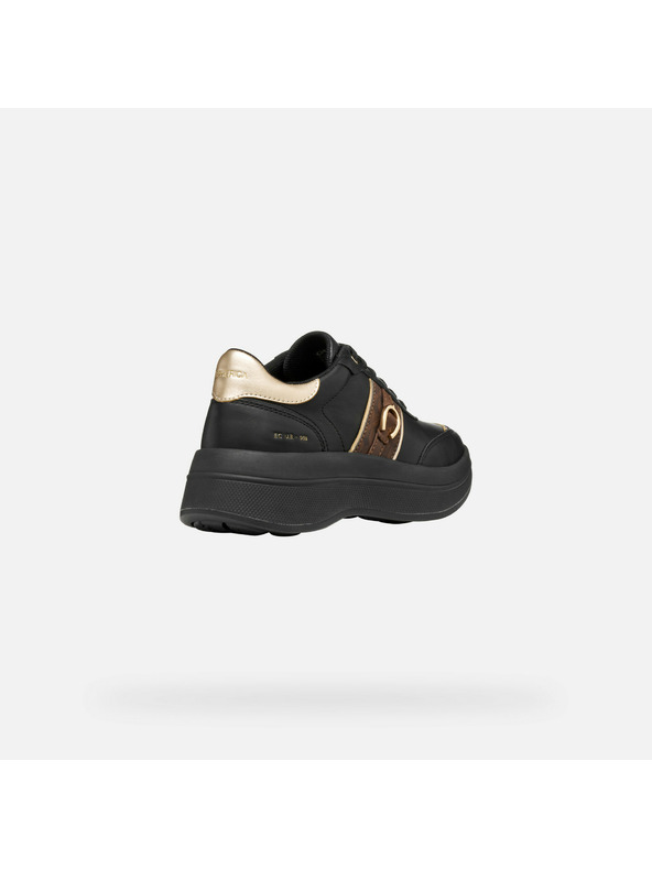 Geox Schwarze Damen-Turnschuhe Geox Spherica Ecub-3