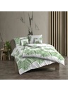 Kvalitex Baumwoll-Bettwäsche Renforcé 140x200, 70x90cm TROPICAL weiß