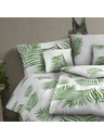 Kvalitex Baumwoll-Bettwäsche Renforcé 140x200, 70x90cm TROPICAL weiß