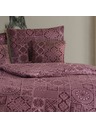 Kvalitex Französisches Baumwoll-Bettwäsche Renforcé 240x220, 70x90cm TOKYO weinrot