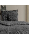 Kvalitex Verlängerte Baumwoll-Bettwäsche Renforcé 140x220, 70x90cm TOKYO schwarz