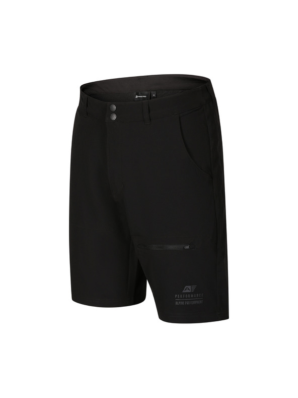 ALPINE PRO Herren Softshell-Shorts mit Cool Dry ALPINE PRO BAK Schwarz