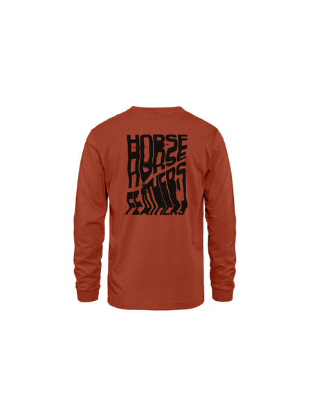 Horsefeathers T-Shirt Xerox Rot HORSEFEATHERS