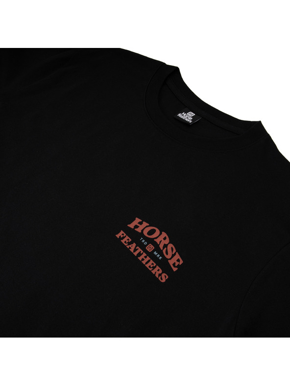 Horsefeathers Summit T-Shirt Schwarz HORSEFEATHERS