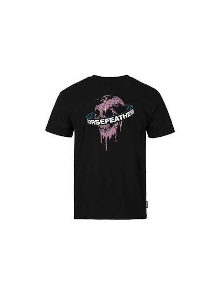Horsefeathers T-Shirt Orbit Schwarz HORSEFEATHERS