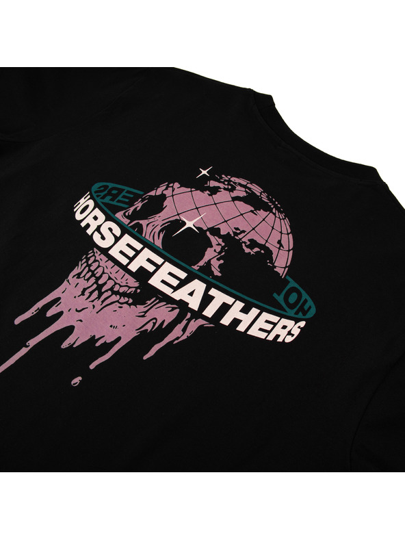 Horsefeathers T-Shirt Orbit Schwarz HORSEFEATHERS