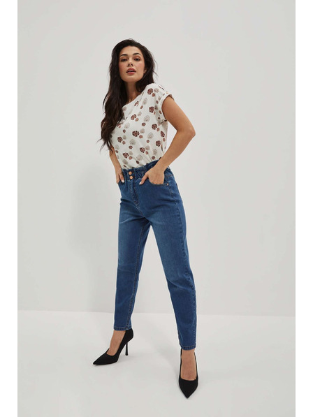 Moodo Damen Jeans Moodo – Dunkelblau