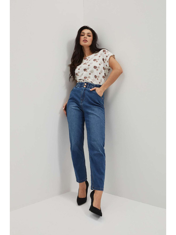 Moodo Damen Jeans Moodo – Dunkelblau