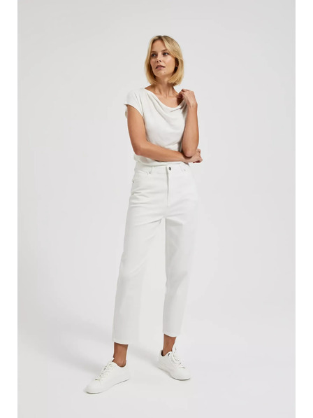 Moodo Damen Jeans Moodo – Off White