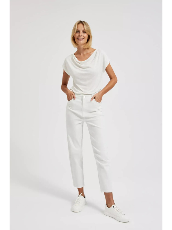 Moodo Damen Jeans Moodo – Off White