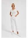 Moodo Damen Jeans Moodo – Off White
