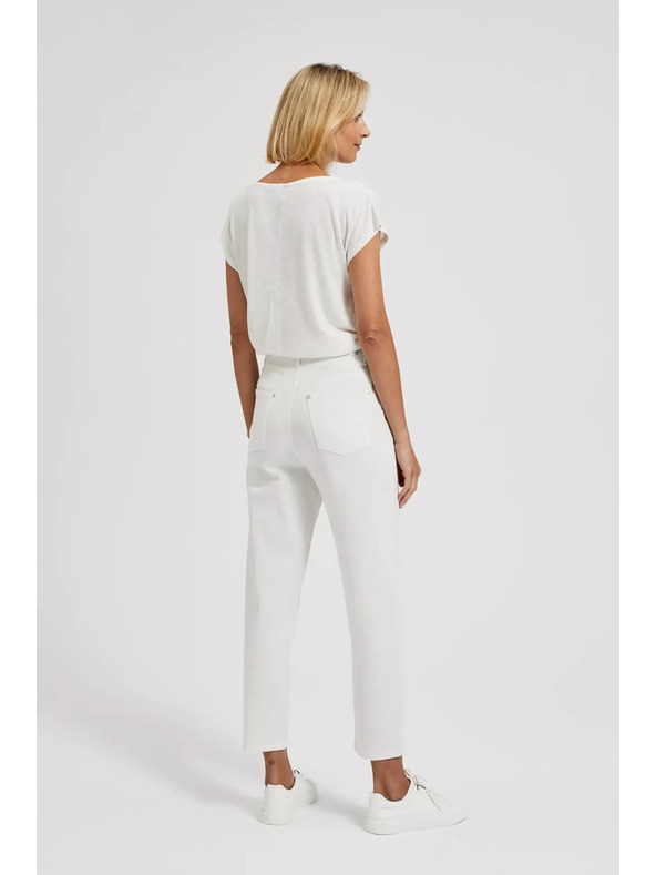 Moodo Damen Jeans Moodo – Off White