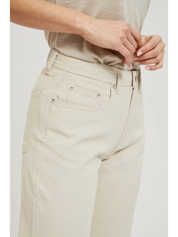 Moodo Damen Jeans Moodo – Hellbeige