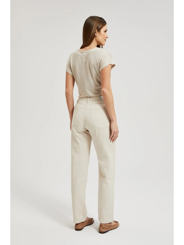 Moodo Damen Jeans Moodo – Hellbeige