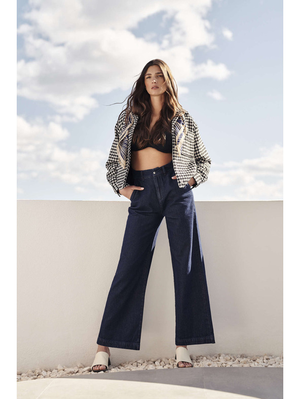 Moodo Damen Jeans Moodo – Dunkelblau