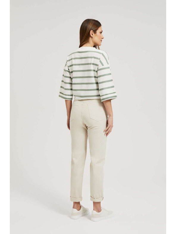 Moodo Damen Jeans Moodo – Hellbeige