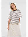 Moodo Damen gestreiftes Shirt Moodo