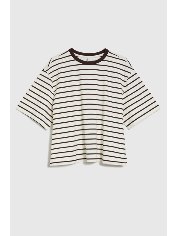 Moodo Damen gestreiftes Shirt Moodo