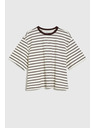 Moodo Damen gestreiftes Shirt Moodo