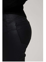 Moodo Schwarze Slim-Lederhose