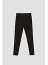 Moodo Schwarze Slim-Lederhose