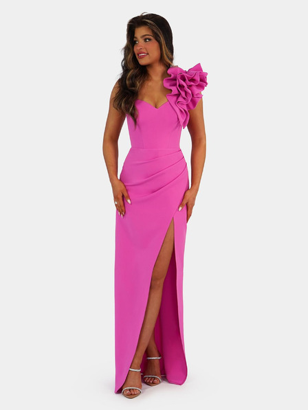 Edoti GINEVRA Maxi-Kleid - fuchsia