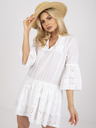 Edoti Richelieu Boho-Kleid - weiß