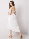Edoti Richelieu Trägerkleid - weiß