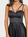 Edoti MARILYN gepunktetes Midi-Kleid - schwarz