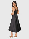 Edoti MARILYN gepunktetes Midi-Kleid - schwarz