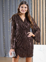 Edoti FREYA Mini-Kleid - braun