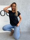 Edoti T-Shirt mit Tasche - schwarz