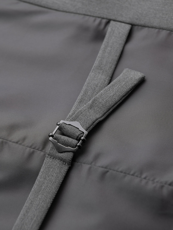 Ombre Clothing Elegante Herren hellgraue Weste SLIM FIT