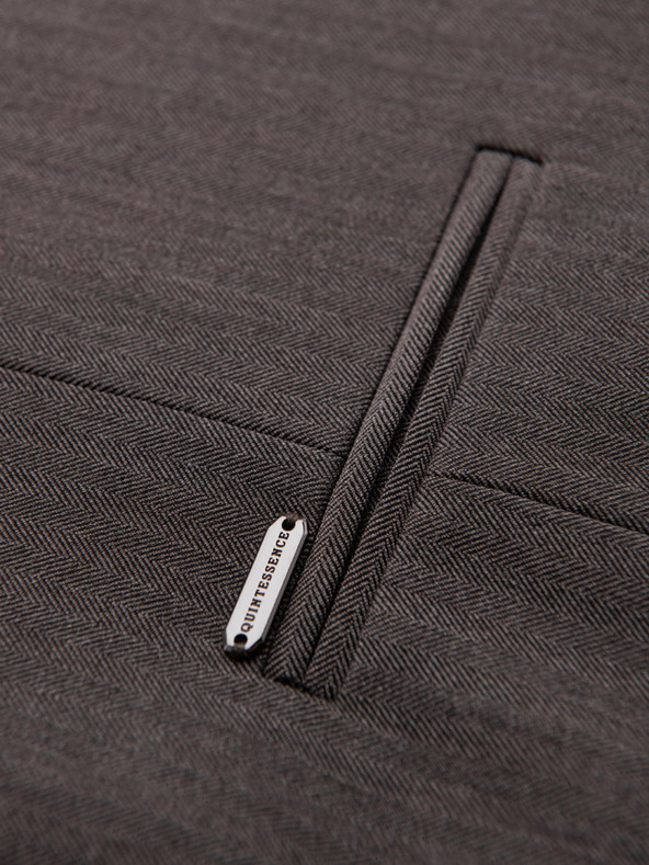 Ombre Clothing Herren graue elegante Weste SLIM FIT