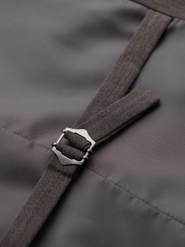 Ombre Clothing Herren graue elegante Weste SLIM FIT