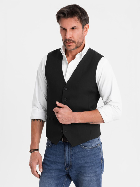 Ombre Clothing Elegante Herren Weste SLIM FIT