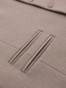 Ombre Clothing Herren beige Anzugsweste mit klassischen Details und Futter