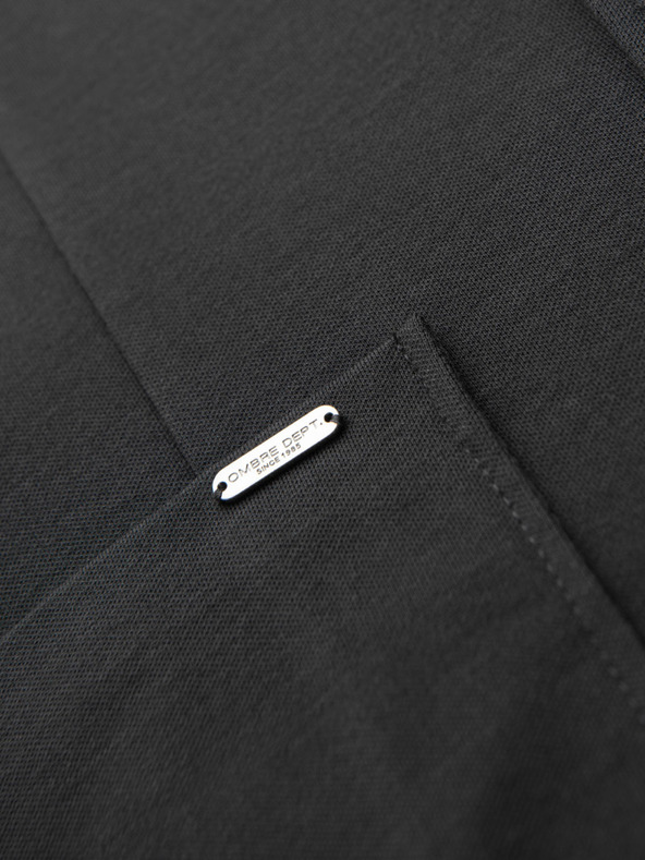 Ombre Clothing Herren graues Sakko SLIM aus fein strukturiertem Strick