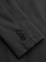 Ombre Clothing Herren graues Sakko SLIM aus fein strukturiertem Strick