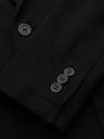 Ombre Clothing Herren schwarzes Sakko SLIM mit feiner Textur