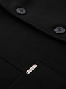Ombre Clothing Herren schwarzes Sakko SLIM mit feiner Textur