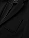 Ombre Clothing Herren schwarzes Sakko SLIM mit feiner Textur