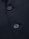 Ombre Clothing Herren dunkelblau Sakko SLIM aus fein strukturiertem Strick